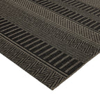 Varanda VA03 Black Stripe Rug  - offline