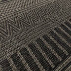 Varanda VA03 Black Stripe Rug  - offline