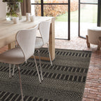 Varanda VA03 Black Stripe Rug  - offline