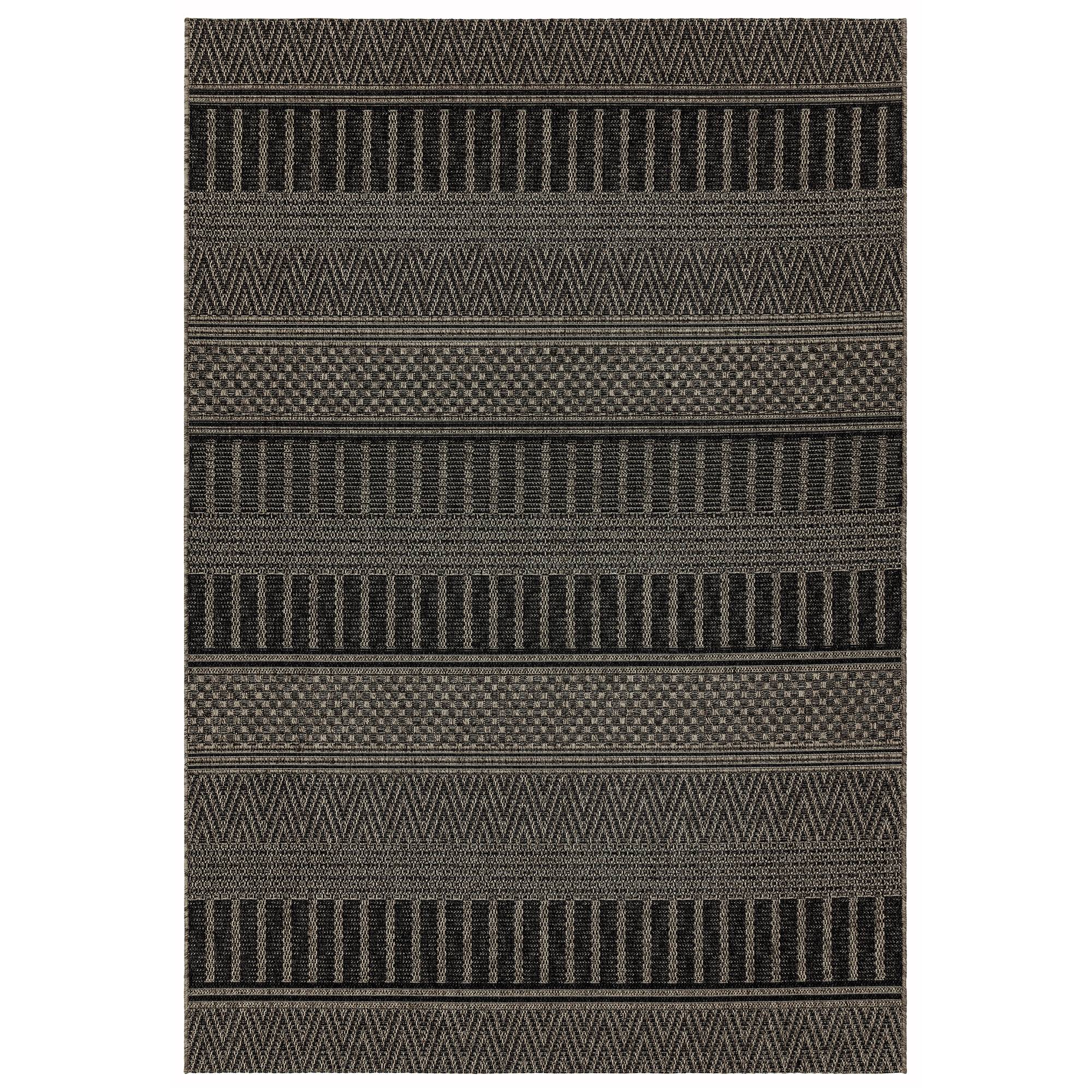 Varanda VA03 Black Stripe Rug  - offline