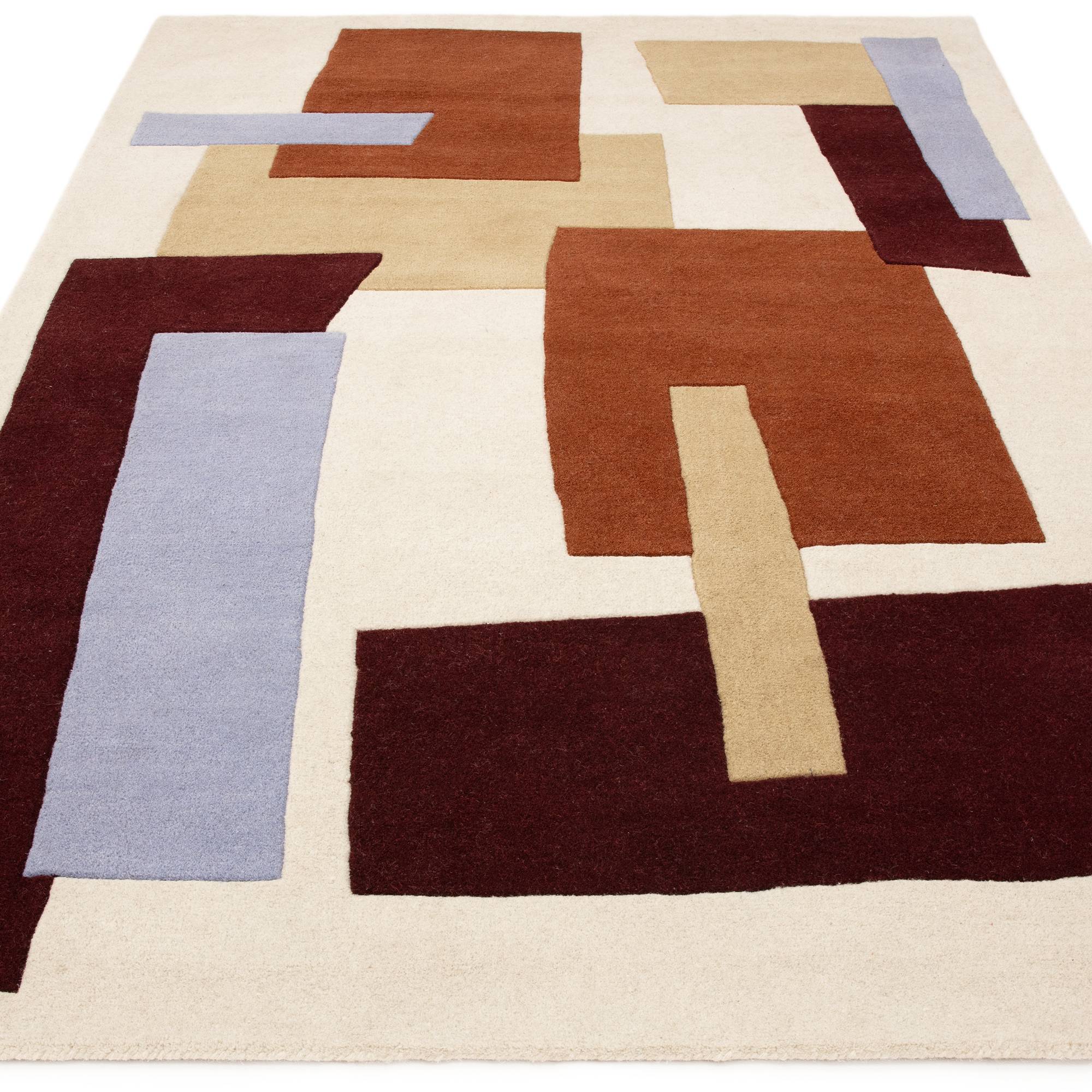 MADE Venessla Brown & Burgundy Rug