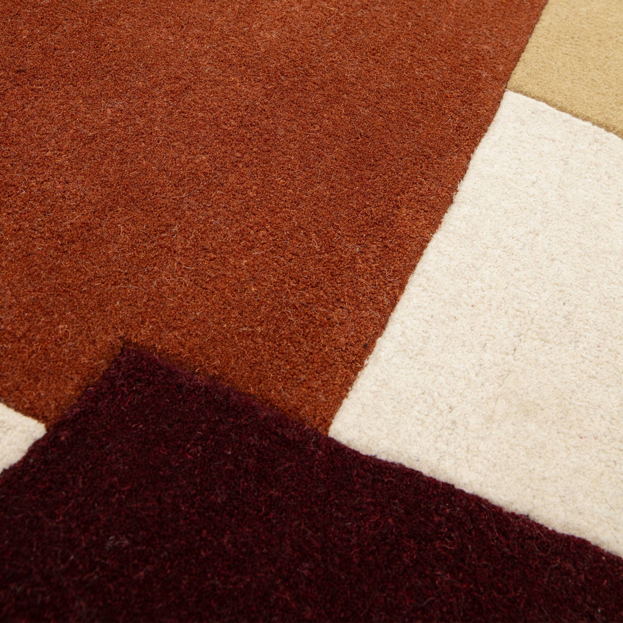 MADE Venessla Brown & Burgundy Rug