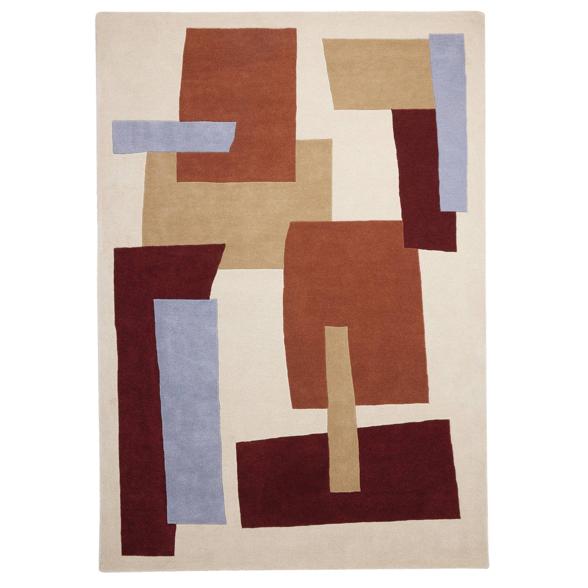 Tapis MADE Venessla Marron & Bourgogne