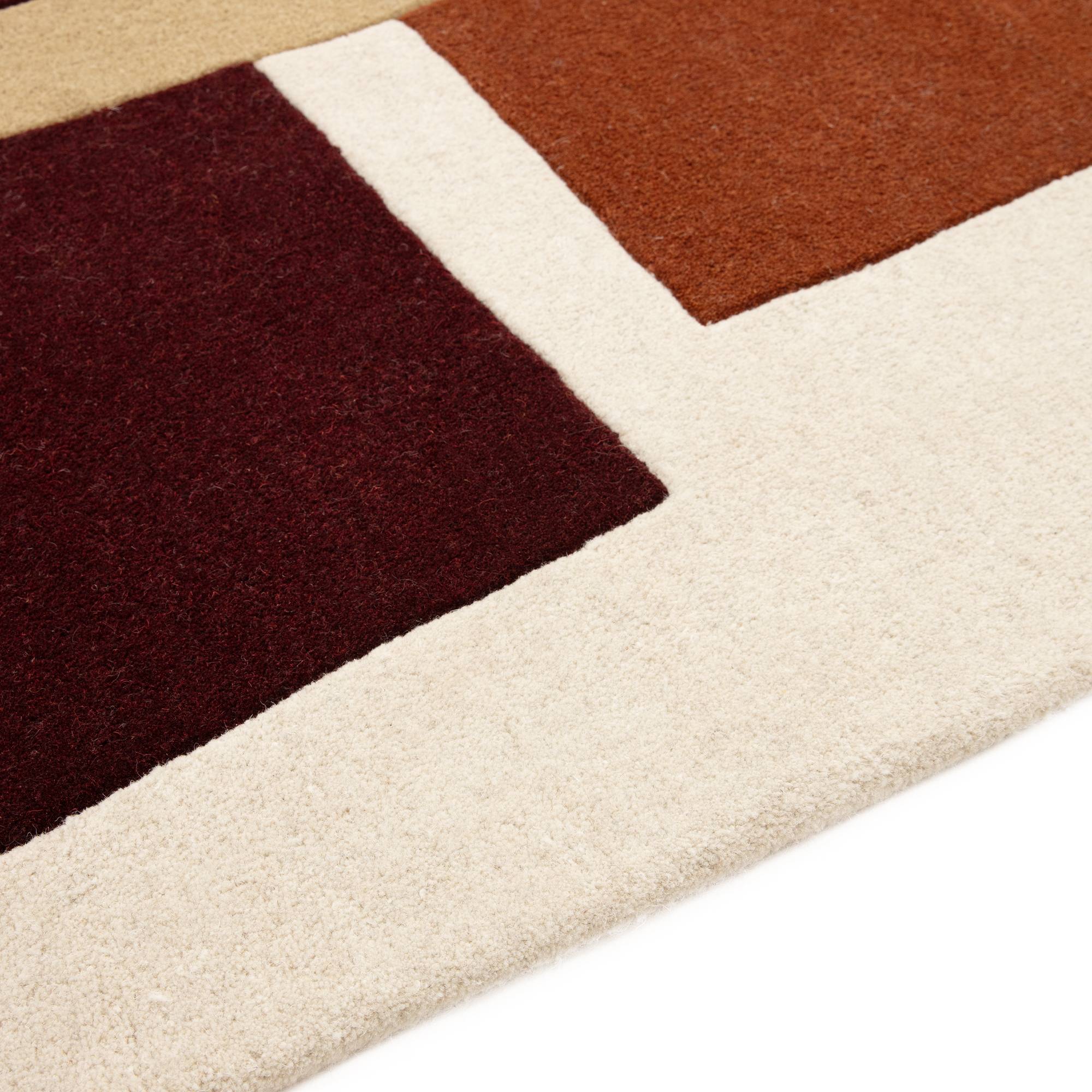 MADE Venessla Brown & Burgundy Rug
