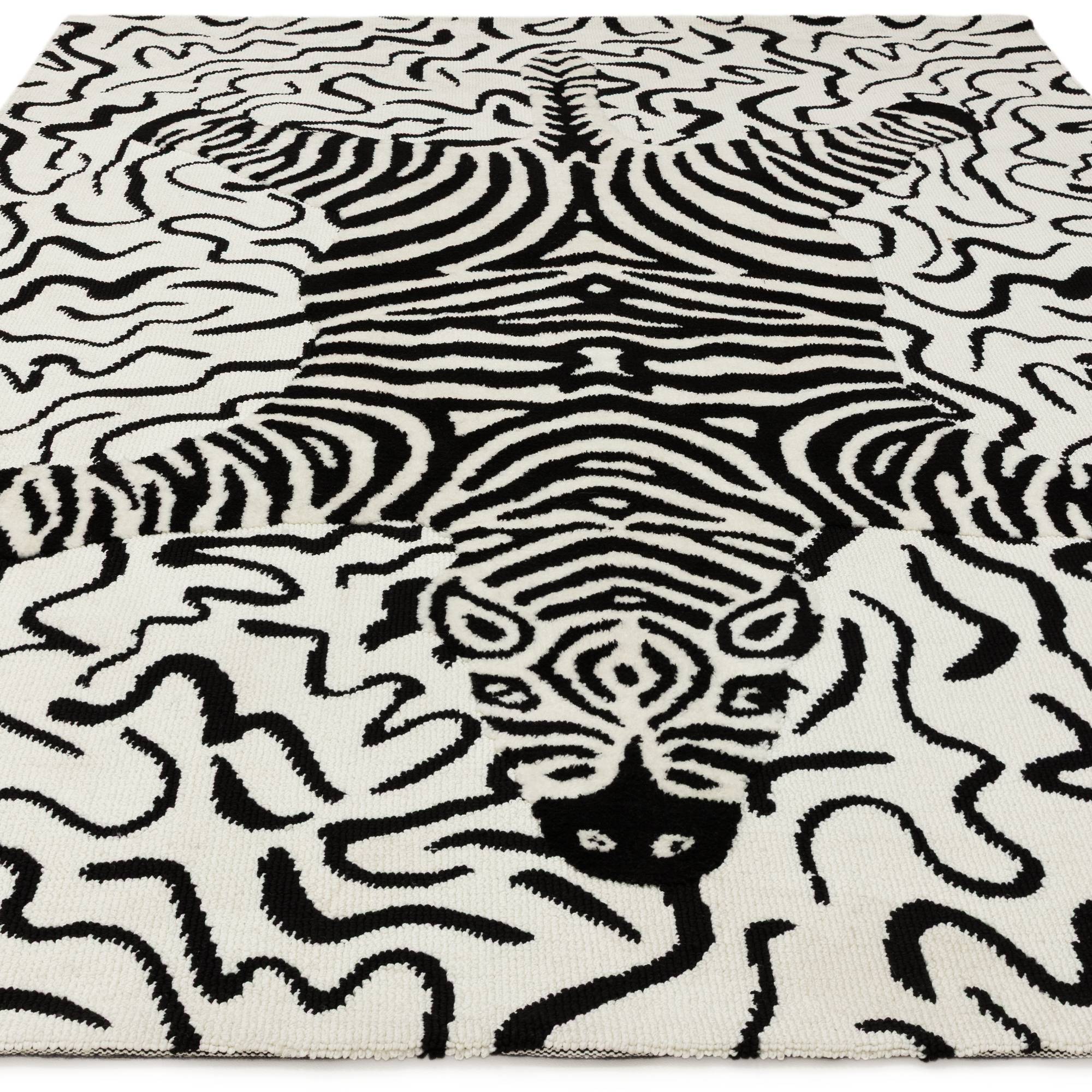 Wilder Zebra Mono Rug