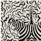 Wilder Zebra Mono Rug