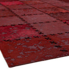 Xylo Red Cross Stitch Rug