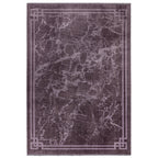 Zehraya Purple Border Rug ZE01