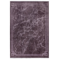 Zehraya Purple Border Rug ZE01
