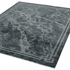 Alfombra Zehraya Gris con Borde ZE03