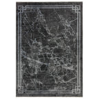 Alfombra Zehraya Gris con Borde ZE03