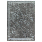 Zehraya Silver Border Rug ZE04