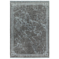 Zehraya Silver Border Rug ZE04