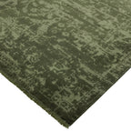 Zehraya Green Abstract Rug ZE06
