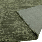 Zehraya Green Abstract Rug ZE06