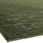 Zehraya Green Abstract Rug ZE06