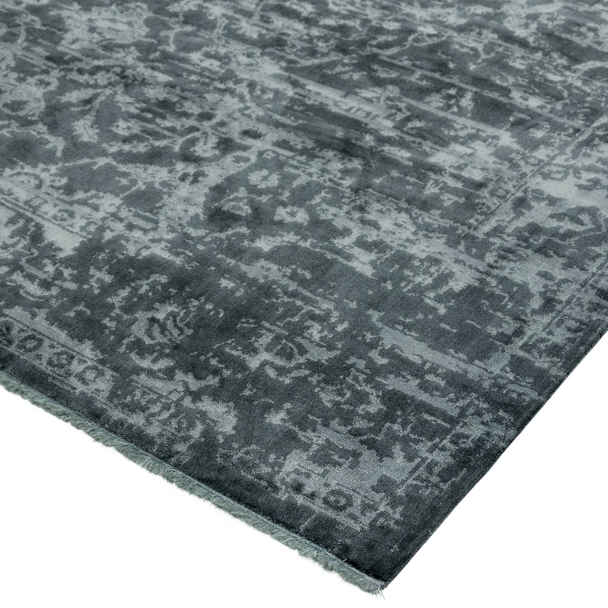 Alfombra Zehraya Carbón Abstracta ZE07