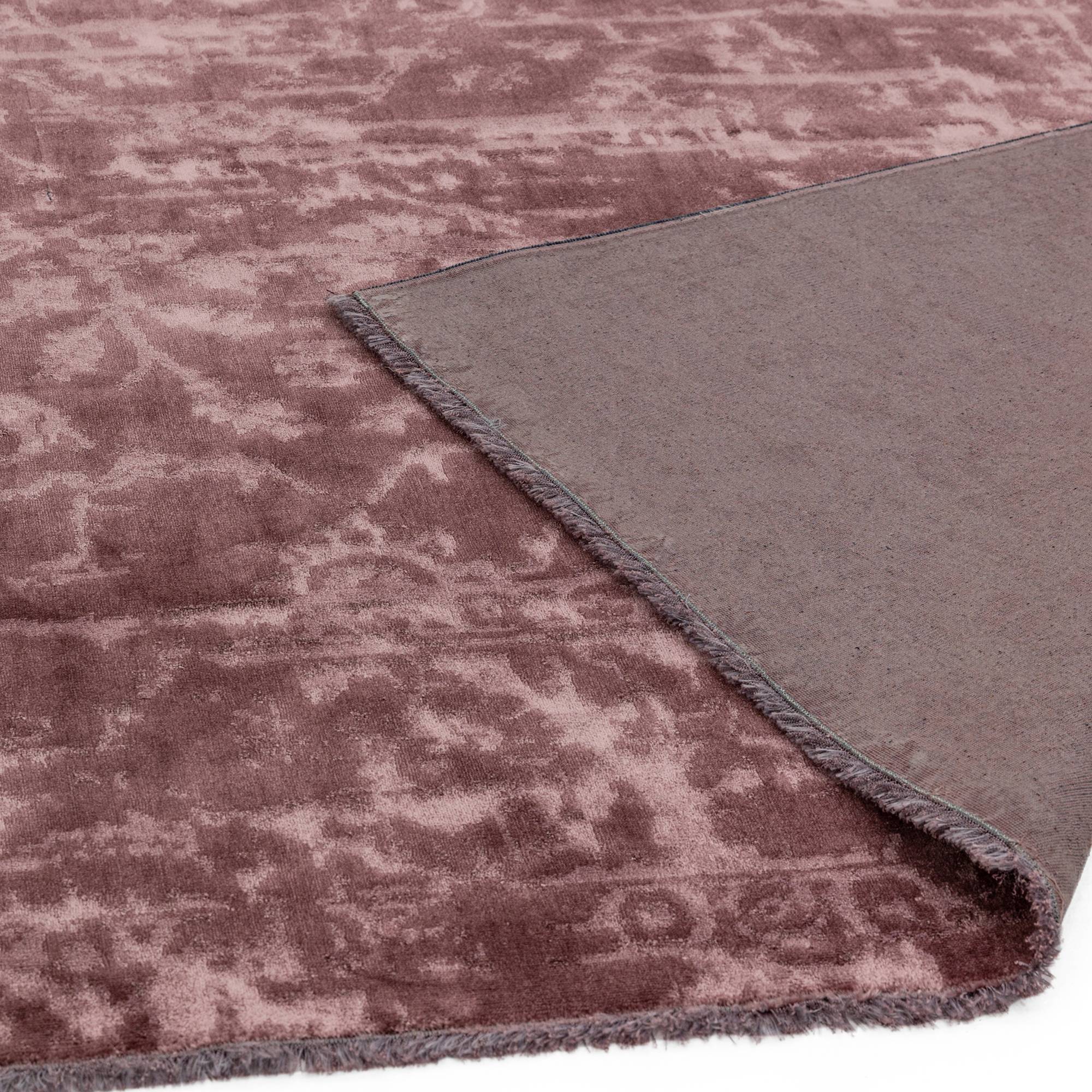 Zehraya Purple Border Rug ZE01