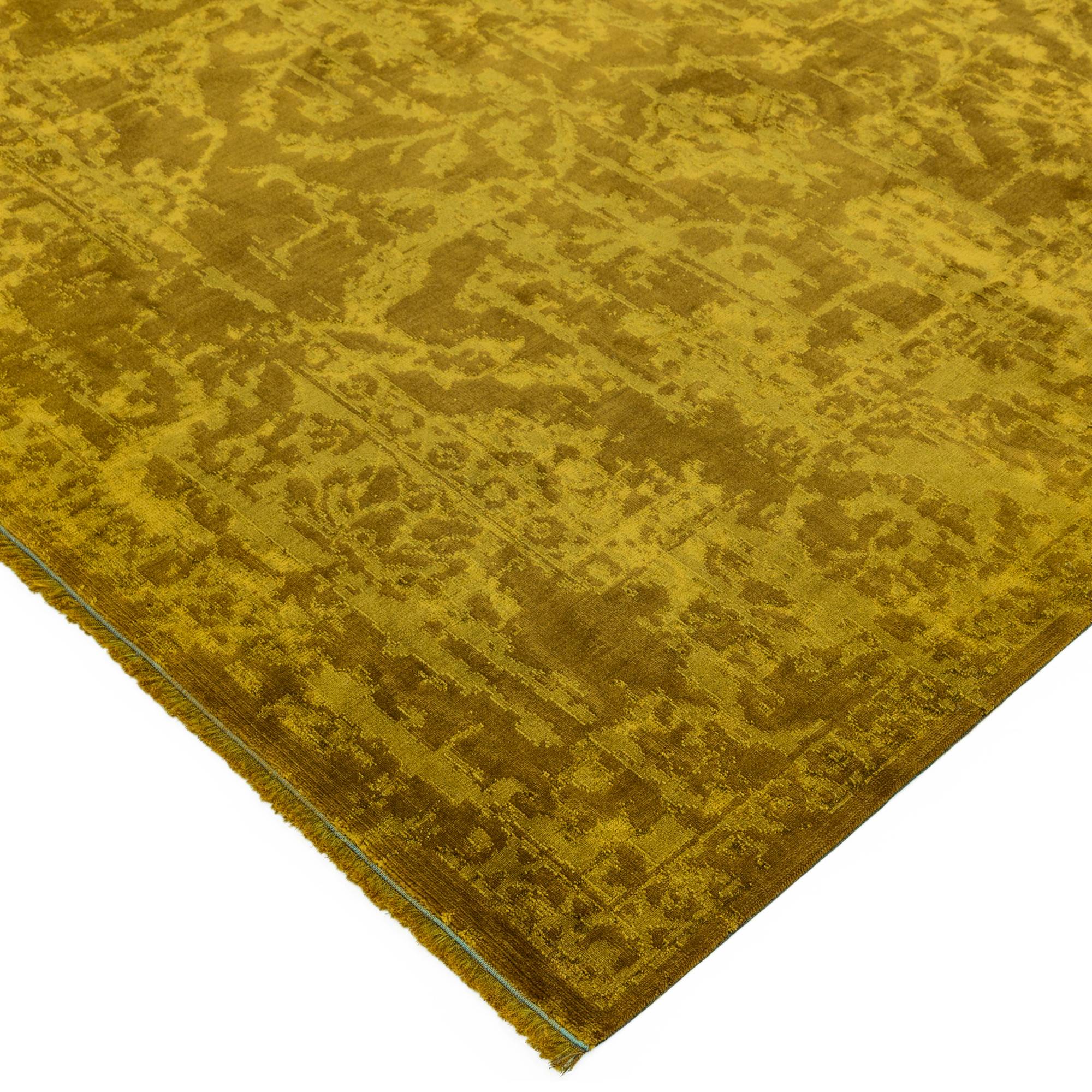 Alfombra Zehraya Oro Abstracta ZE09