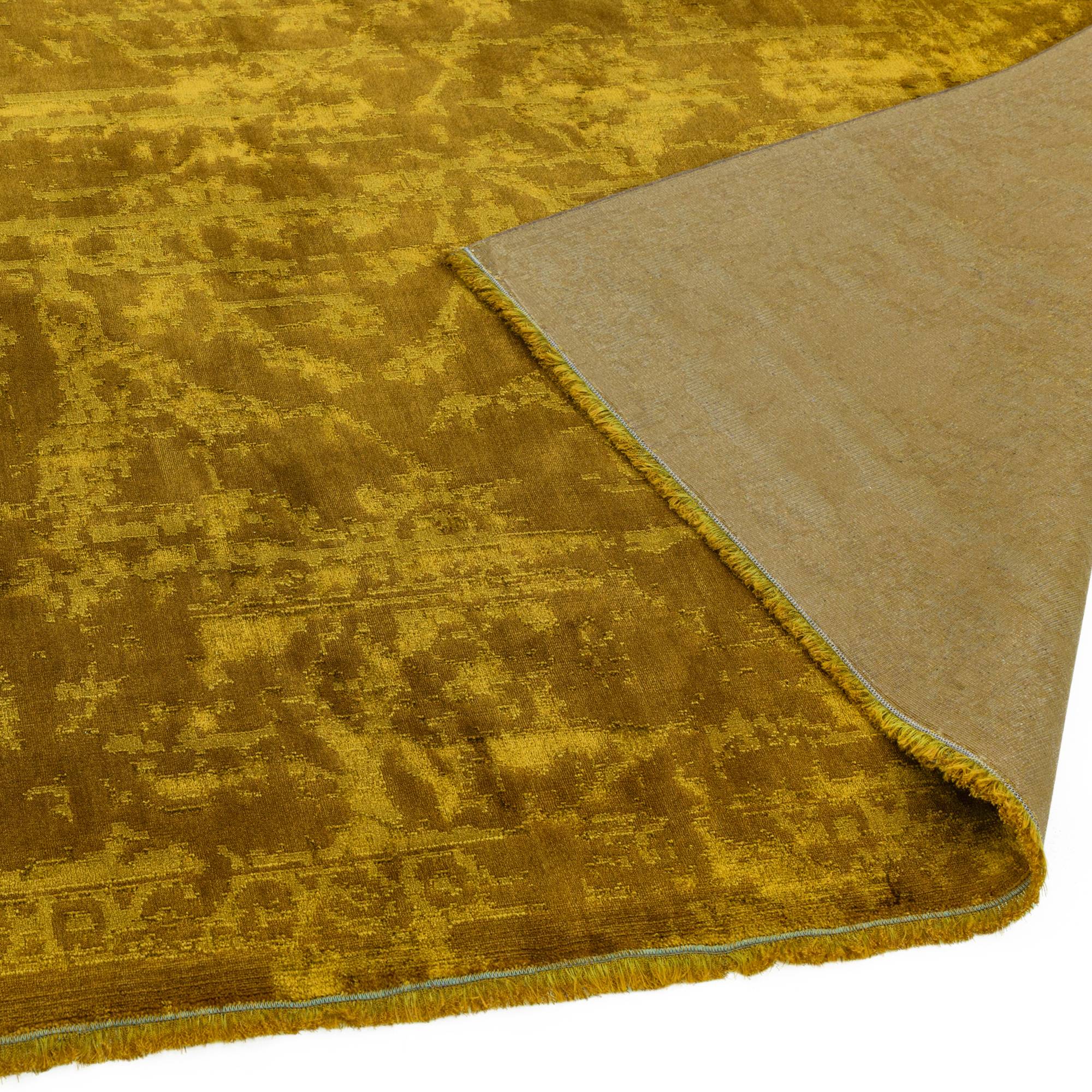 Alfombra Zehraya Oro Abstracta ZE09