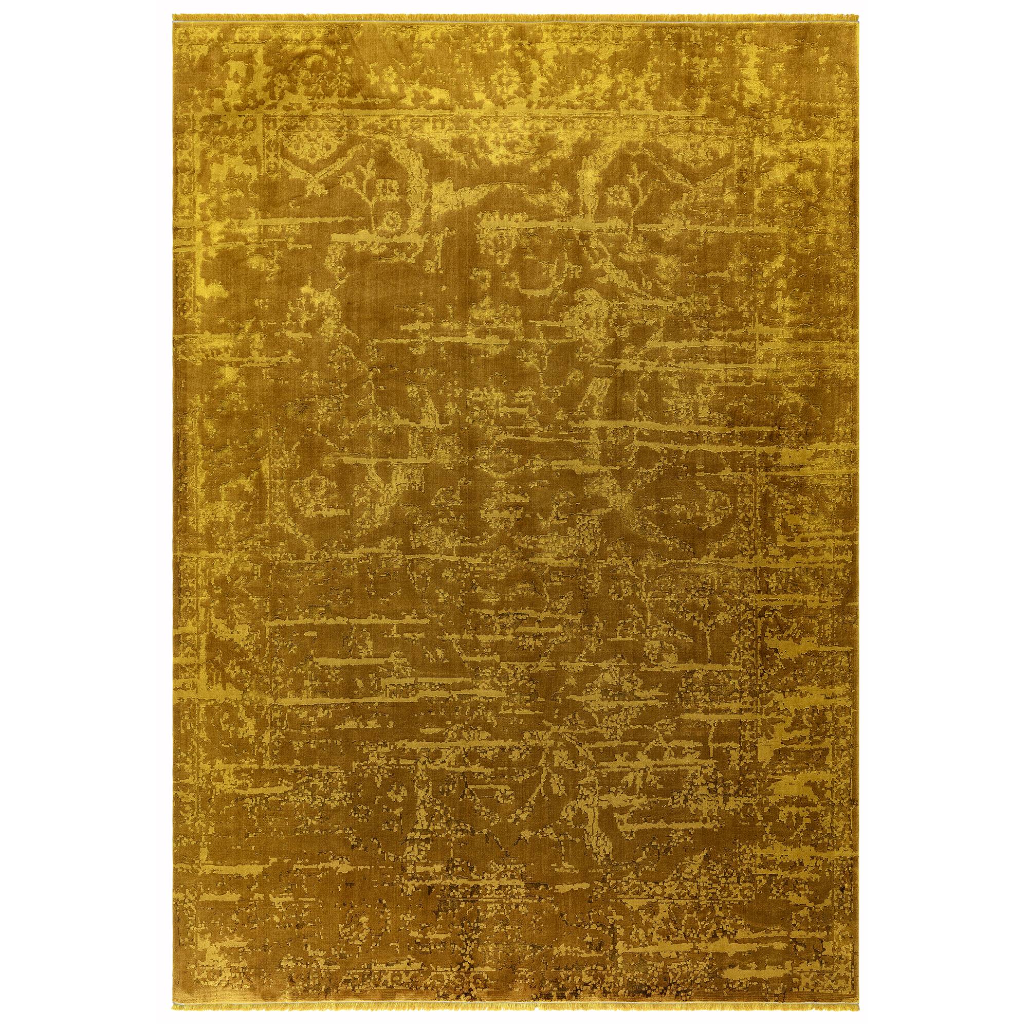 Zehraya Gold Abstract Rug ZE09