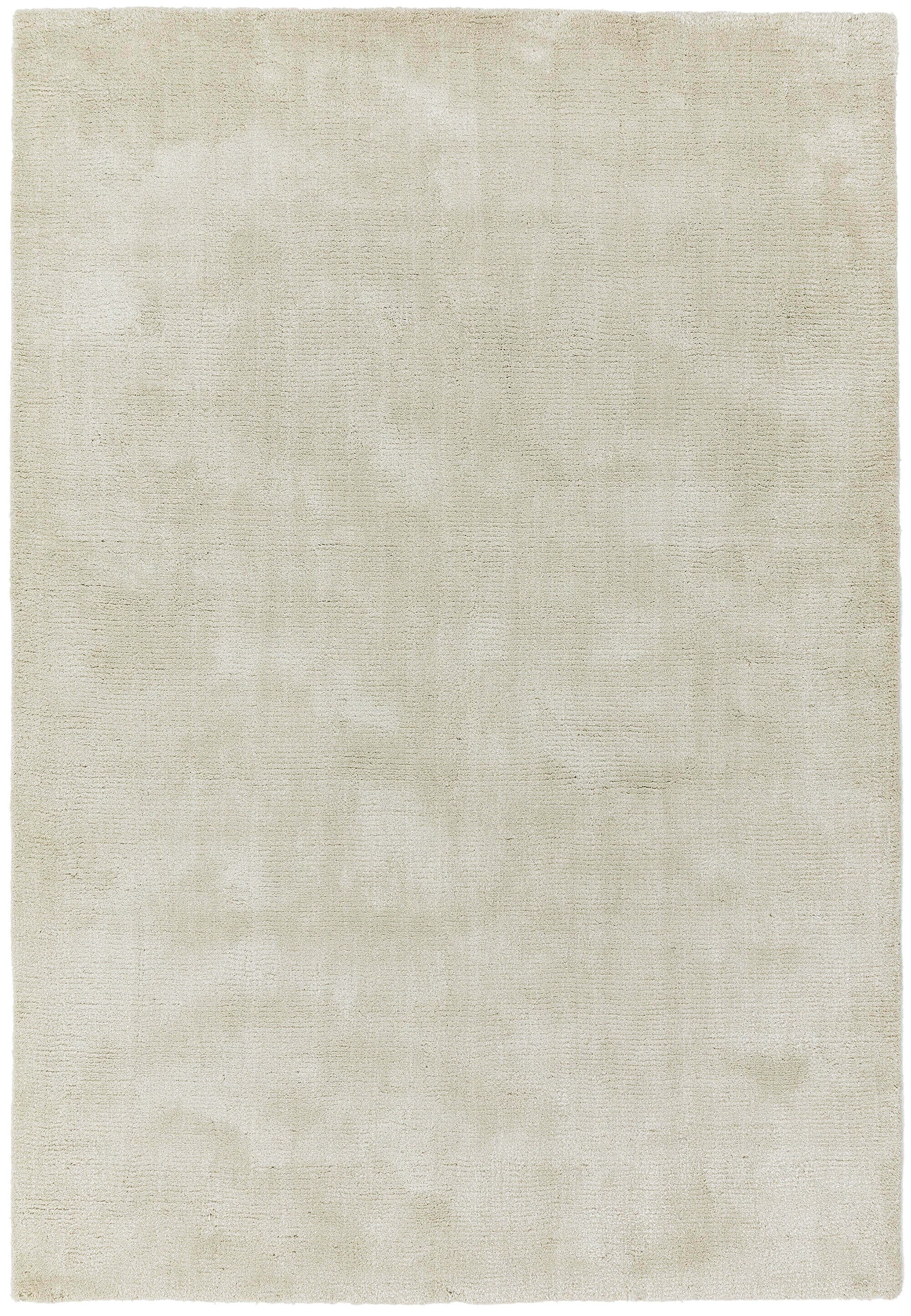 Aran Sand Hand Woven Wool and Viscose Rug