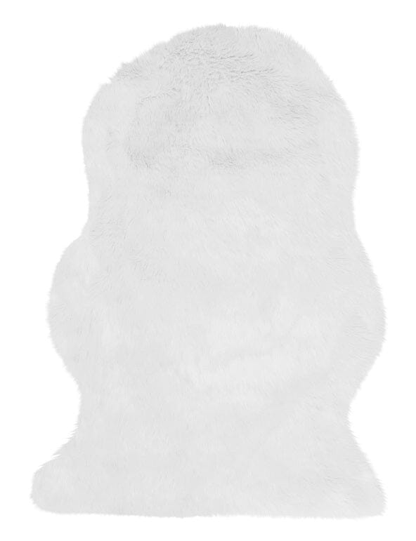 Auckland White Soft Touch Faux Sheepskin Rug