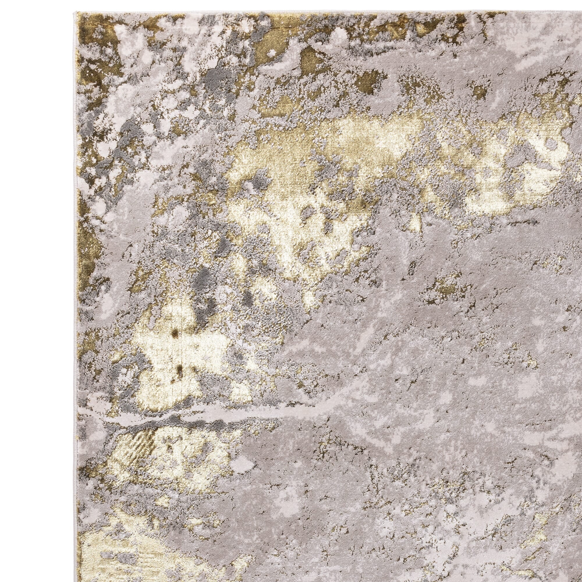 Aurora Lustre Metallic Gold Rug AU06