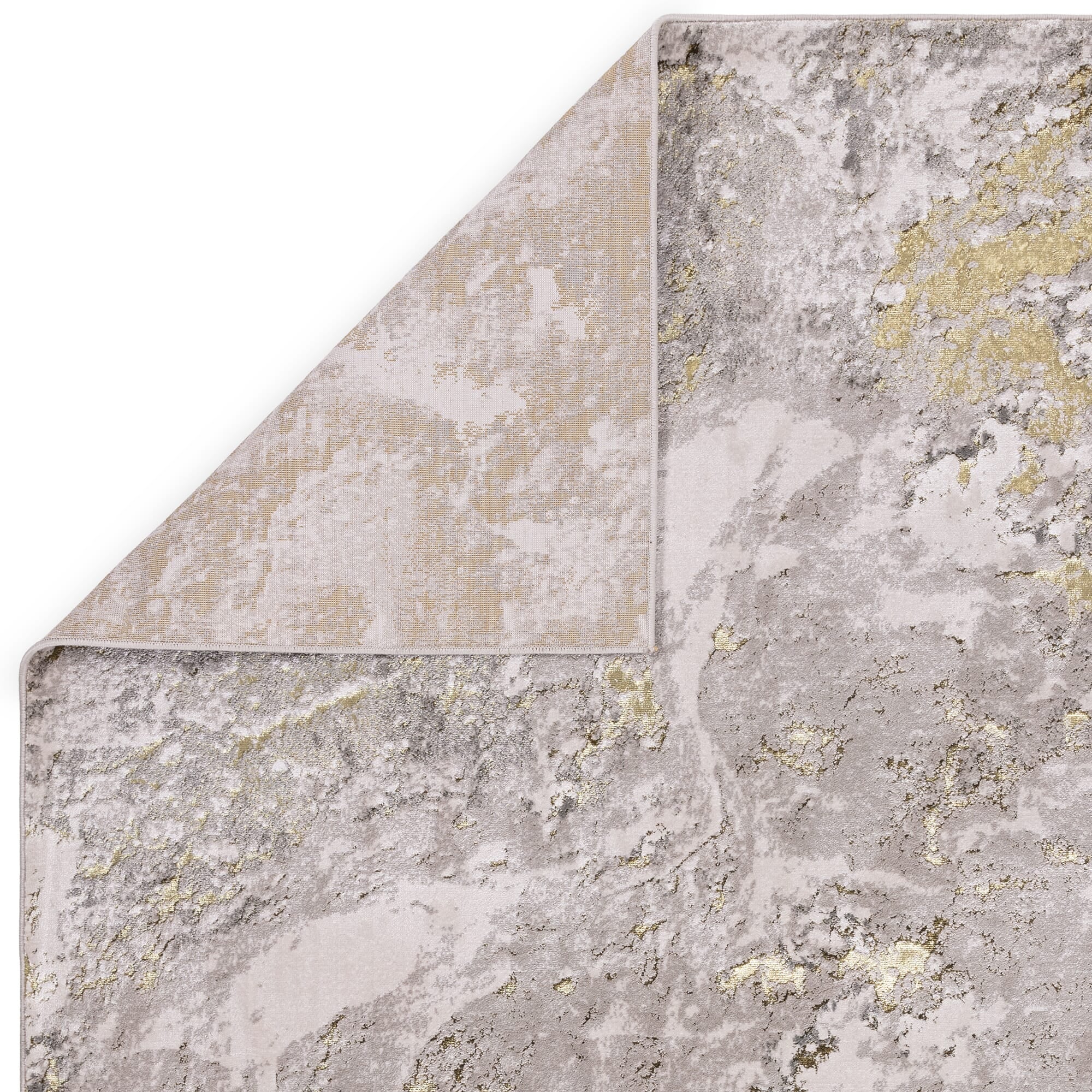 Aurora Lustre Metallic Gold Rug AU06