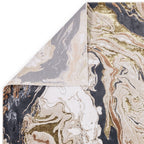 Alfombra Aurora Marble Metálica Oro AU08