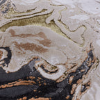 Alfombra Aurora Marble Metálica Oro AU08