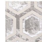 Alfombra Aurora Cristal Metálica Plata AU12