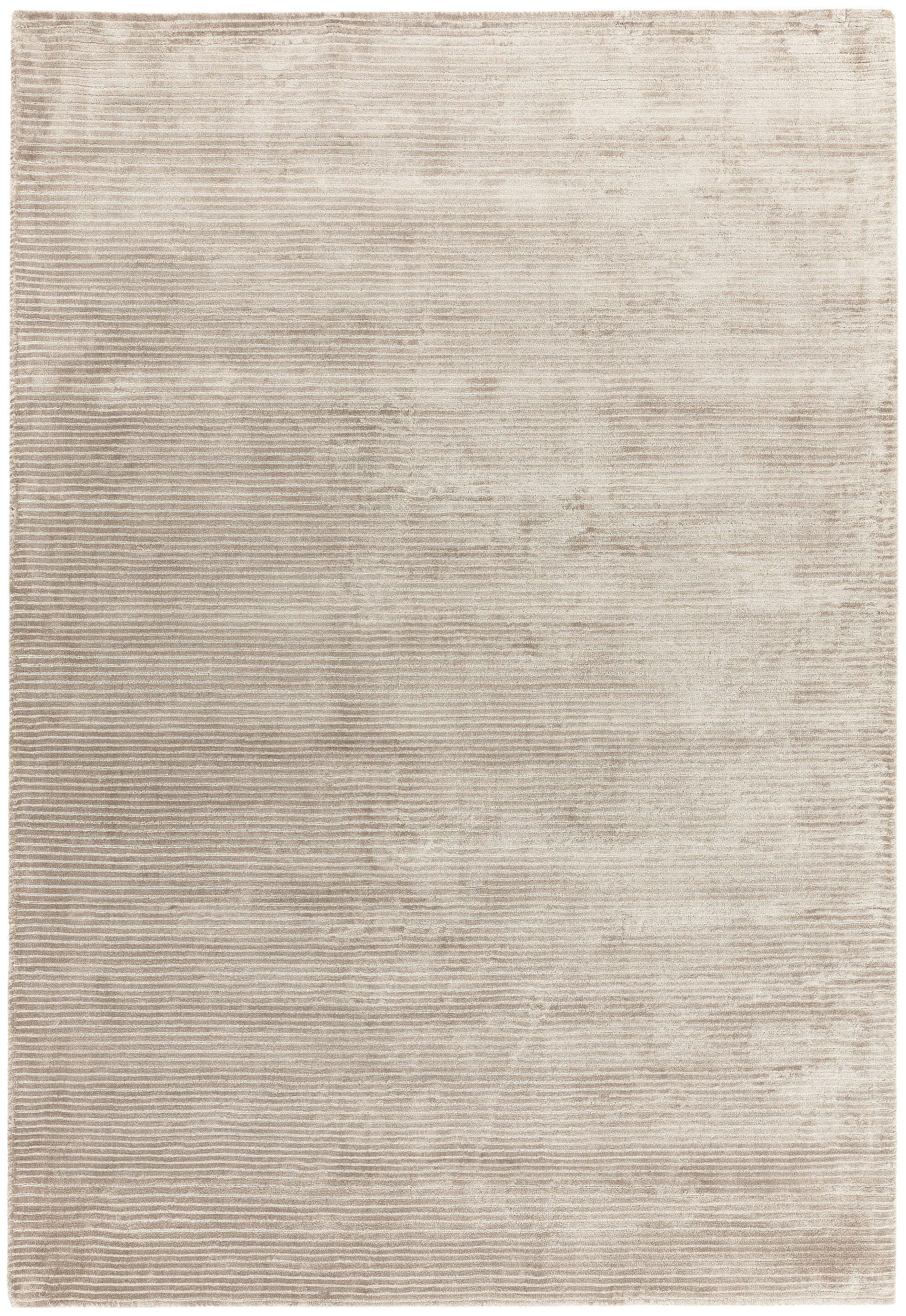 Bellagio Biscuit Hand Woven Contemporary Plain Viscose Rug