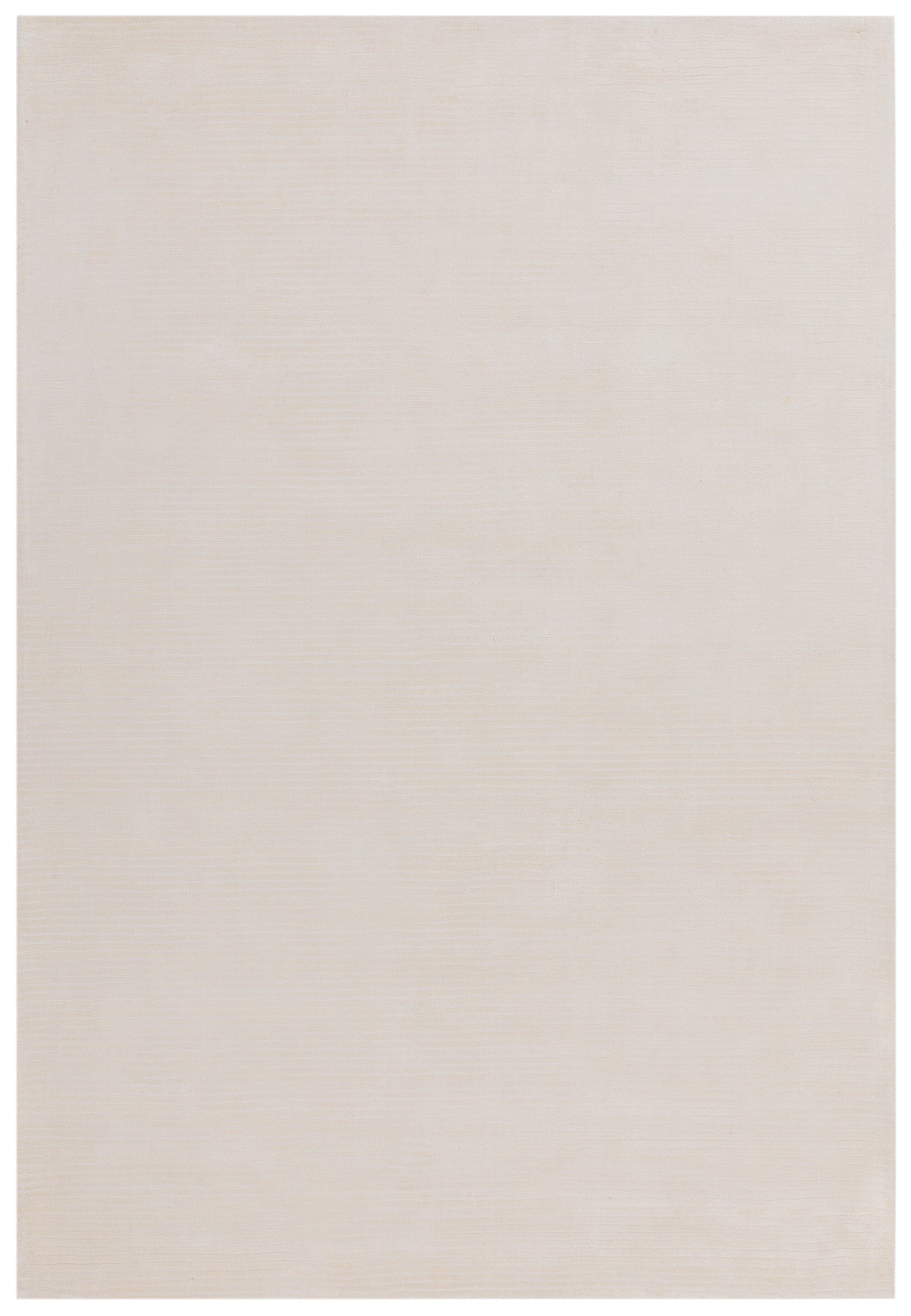 Bellagio White Hand Woven Contemporary Plain Viscose Rug