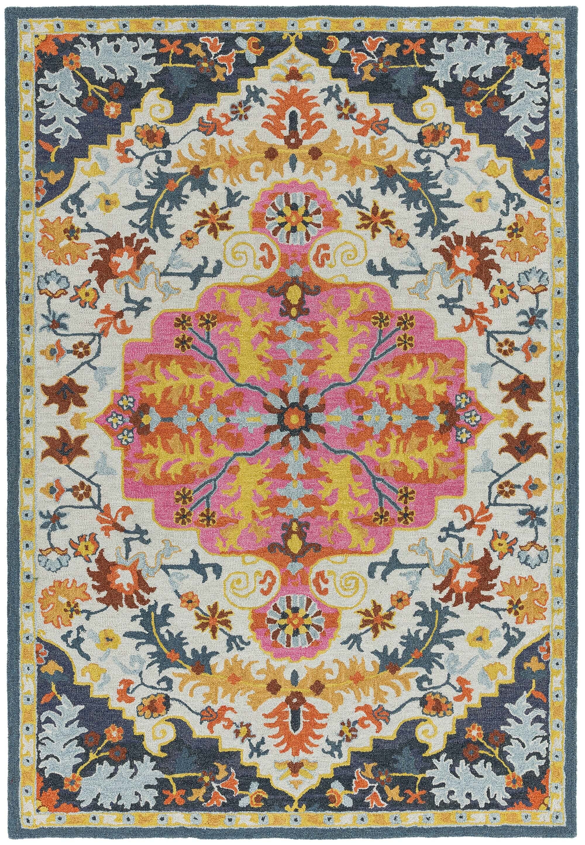 Bronte Hand Tufted Multi Colour Wool Persian Rug