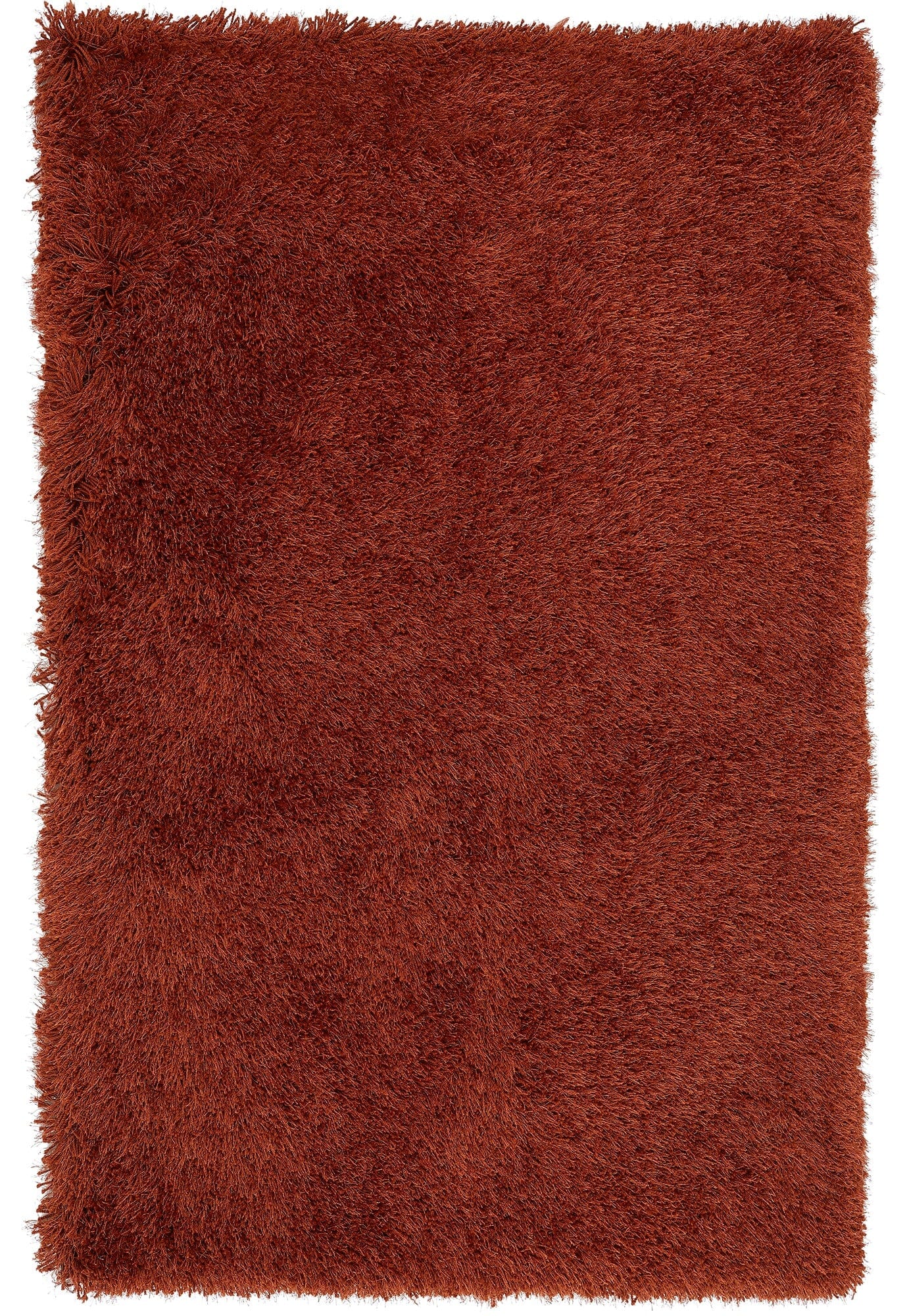 Cascade Paprika Shiny Shaggy Rug