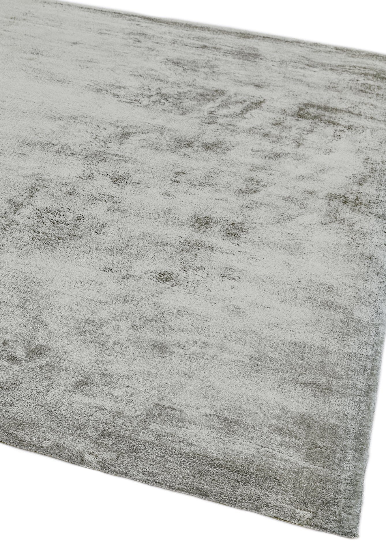 Dolce Silver Hand Woven Viscose Rug
