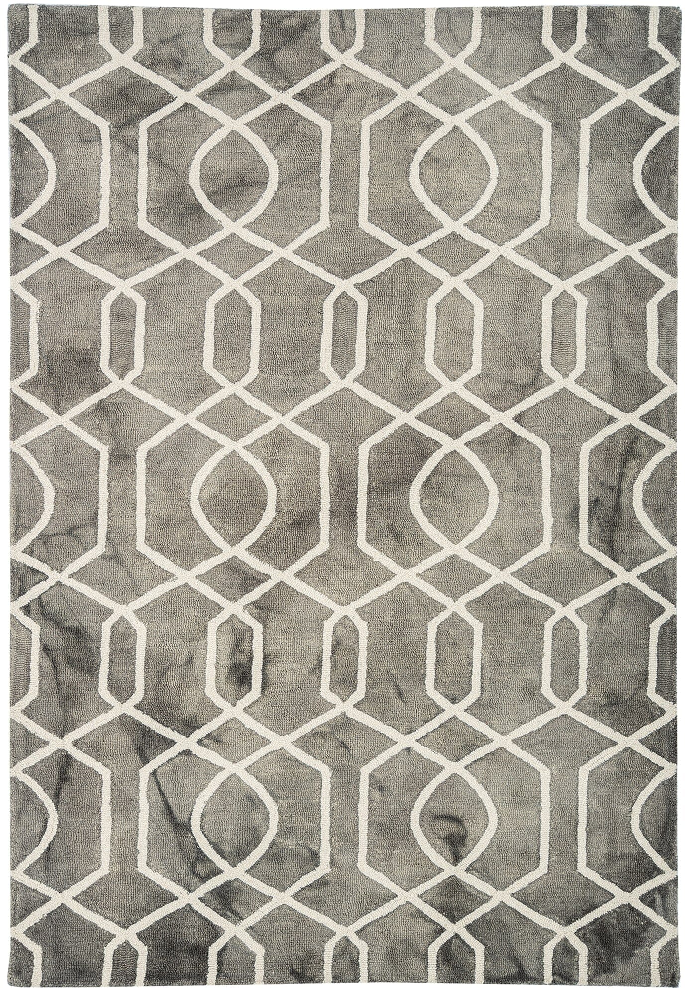 Fresco Grey Wool Hand Tufted Wool Rug