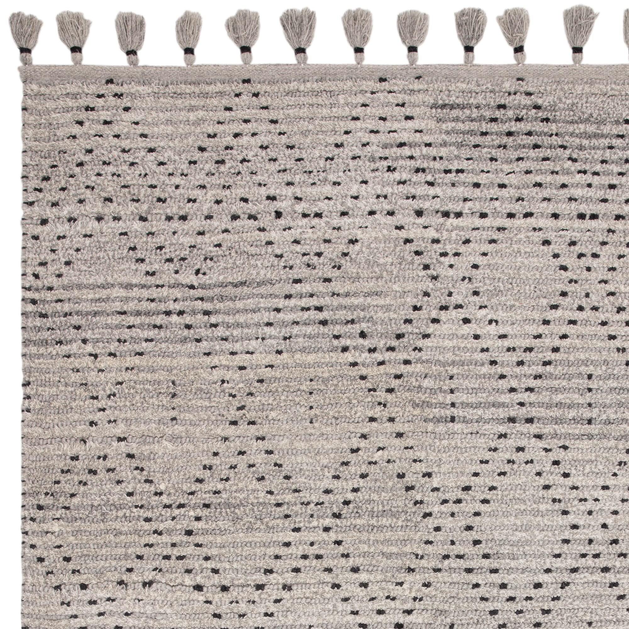 Nepal Grey Black Diamond Rug