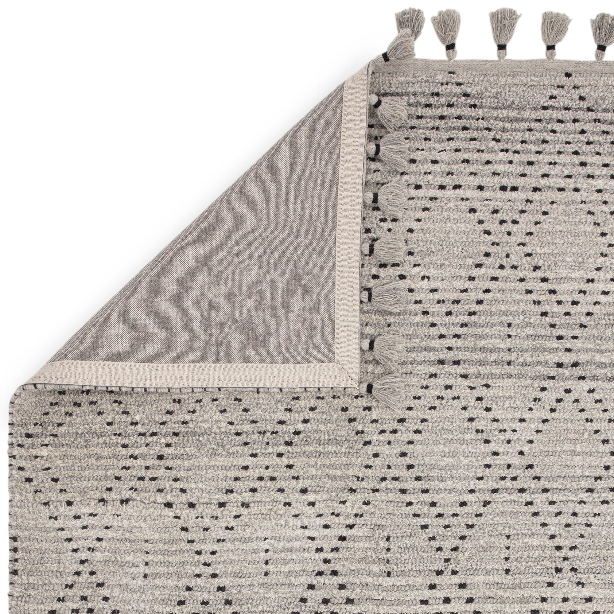 Nepal Grey Black Diamond Rug