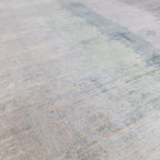 Alfombra Juno Aguamarina 100% Viscosa Impresa en Serigrafía  