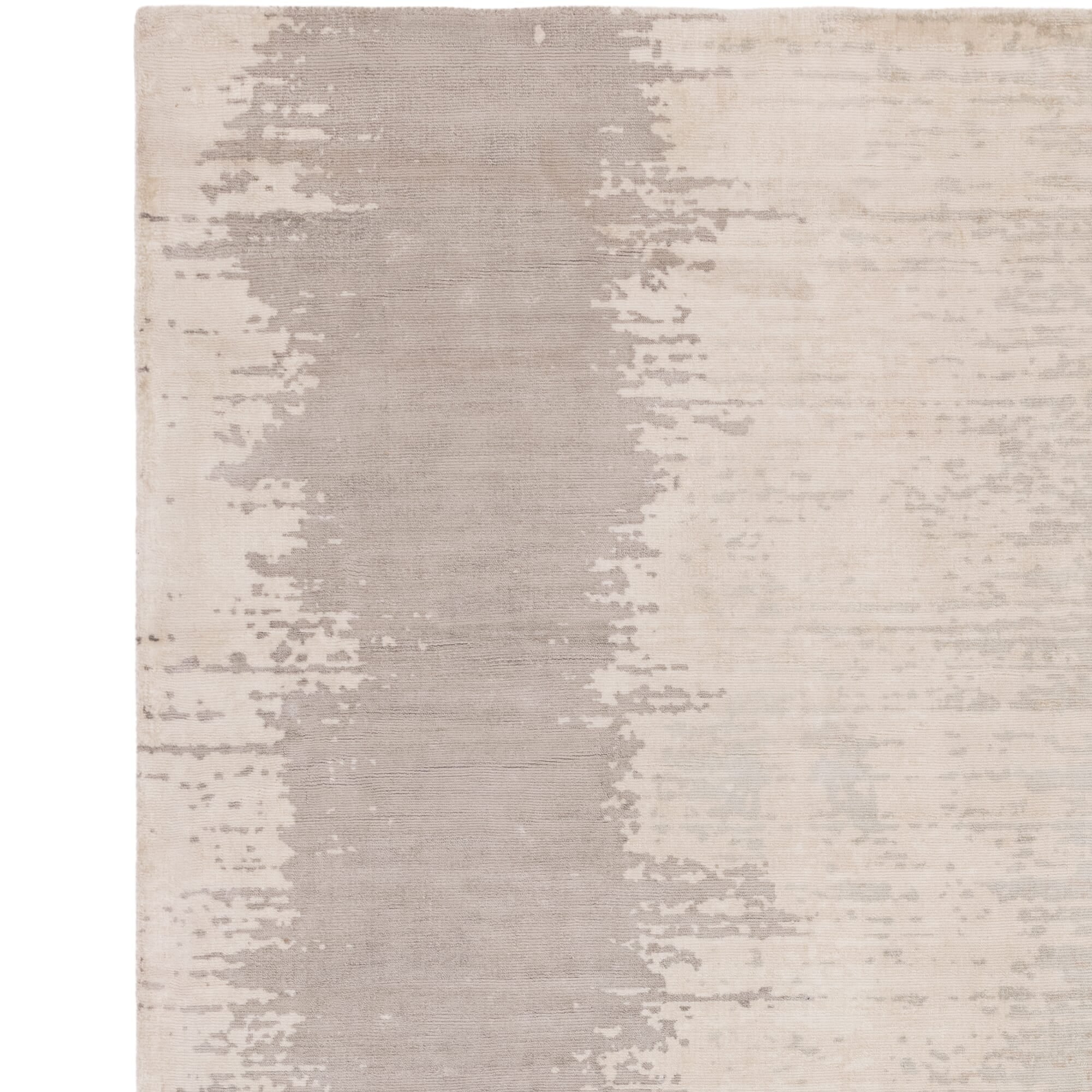 Juno Greige 100% Viscose Screen Printed Rug