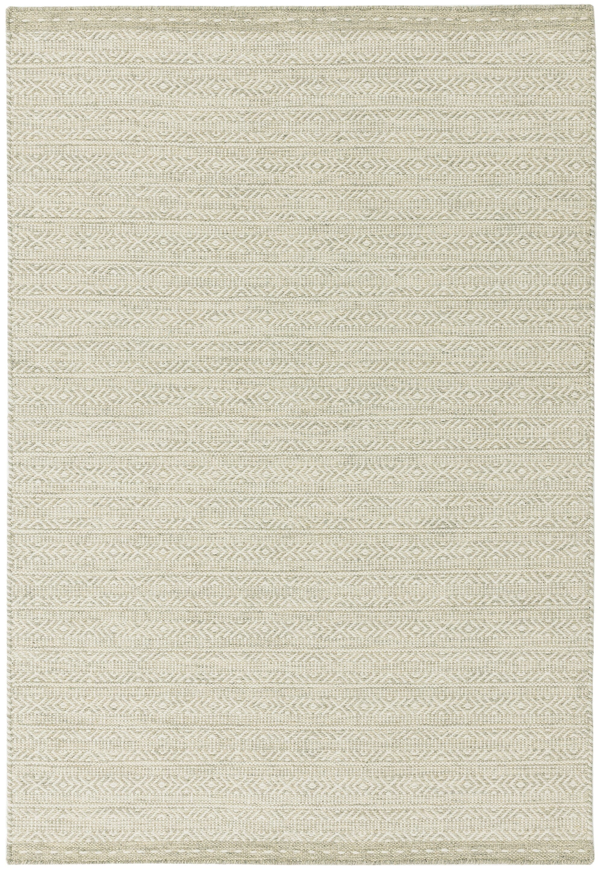 Knox Reversible Sand Wool Dhurrie Rug