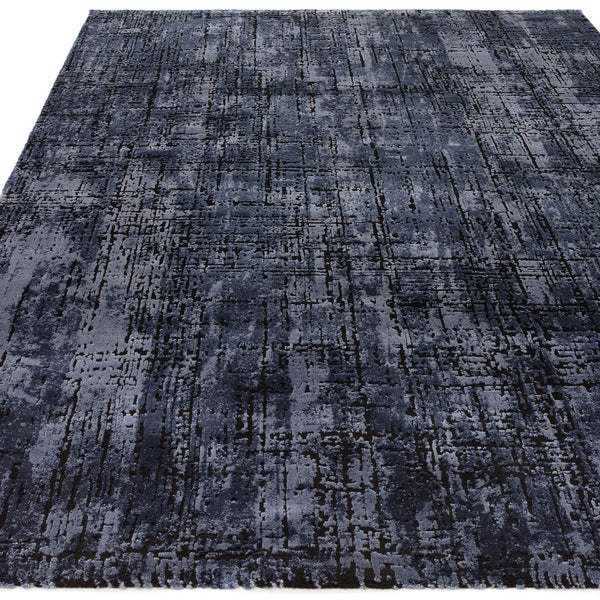 Asiatic Abstract Rug Kuza Abstract Navy Rug - Asiatic Carpets - London