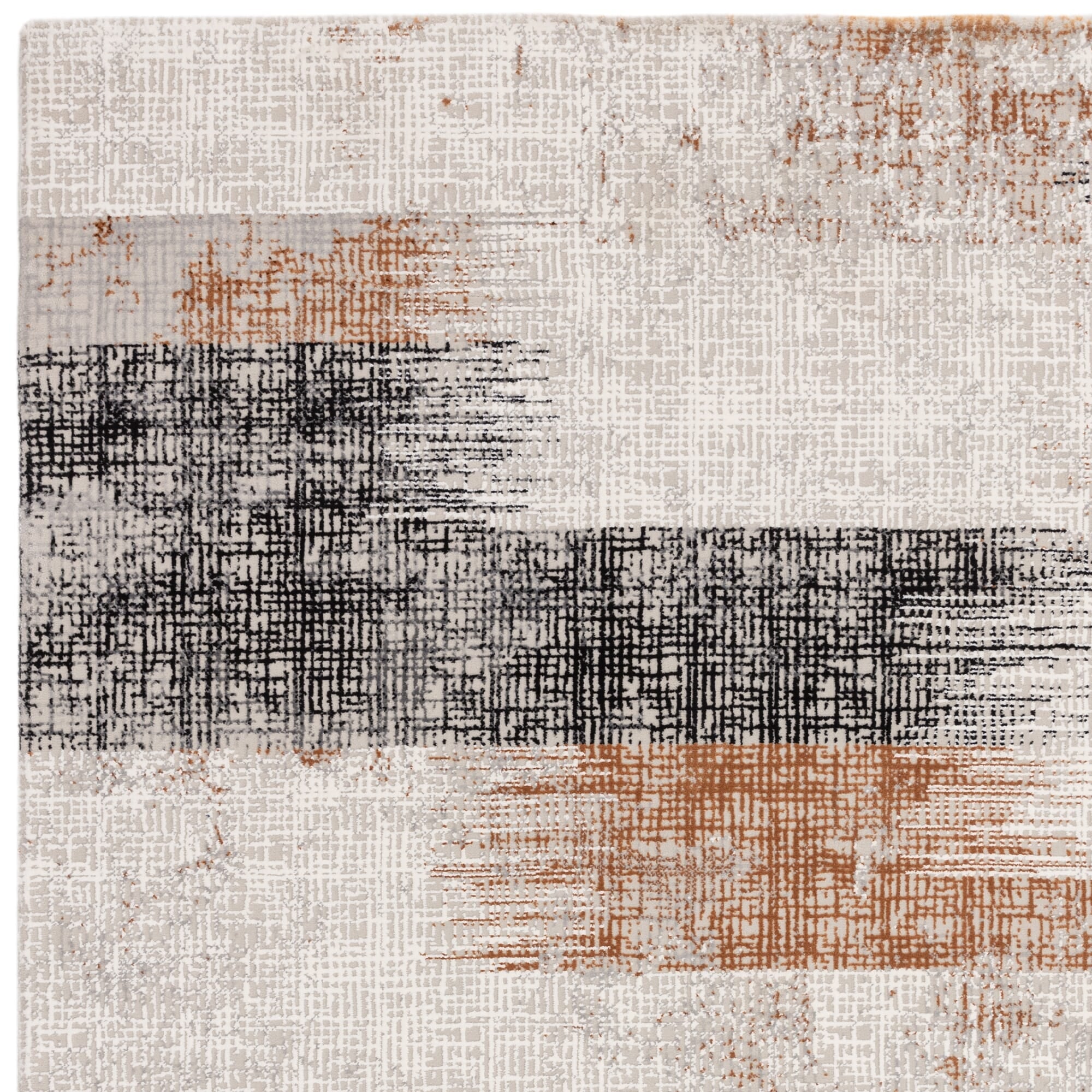 Kuza Lines Terracotta Rug - Asiatic Carpets - London