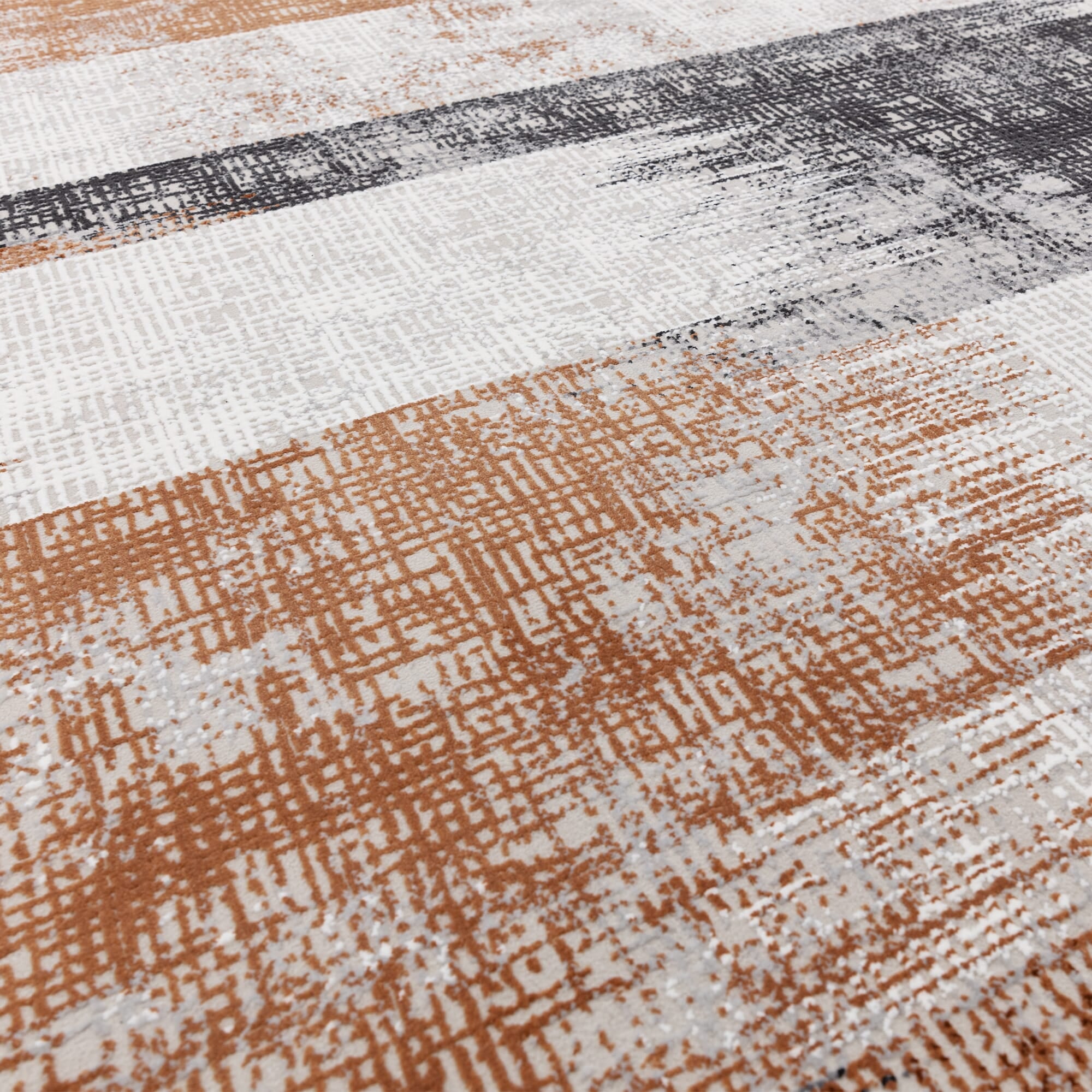 Kuza Lines Terracotta Rug - Asiatic Carpets - London