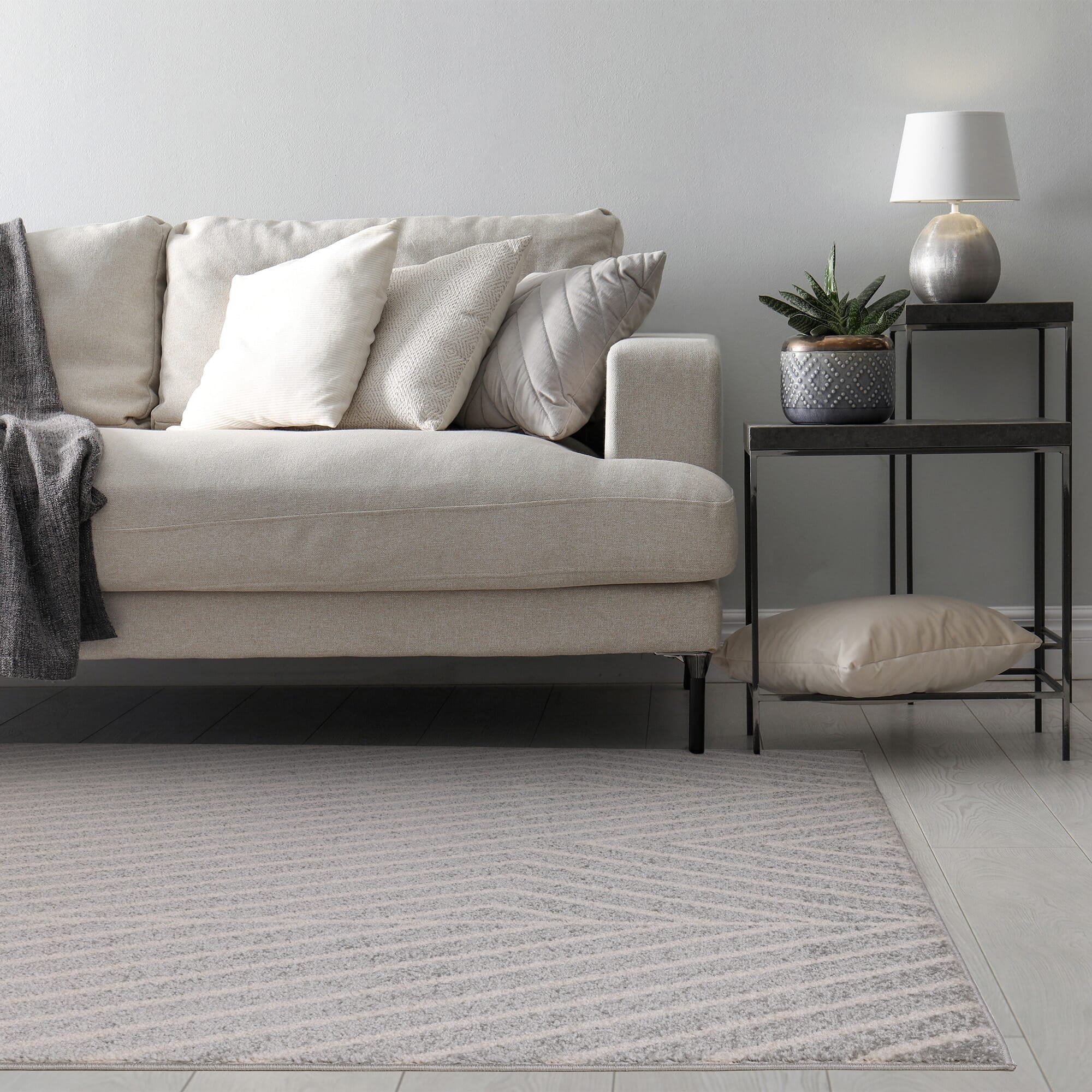 Muse MU09 Grey Linear Rug