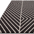 Alfombra Muse MU10 lineal negra