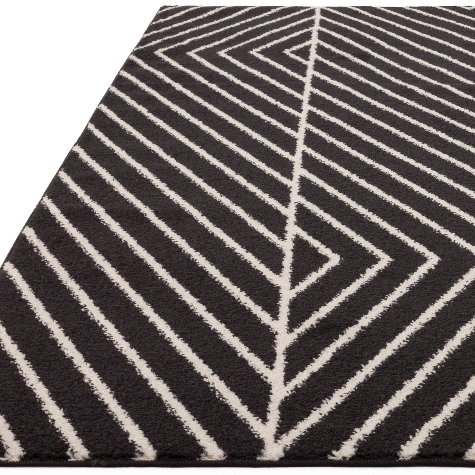 Alfombra Muse MU10 lineal negra