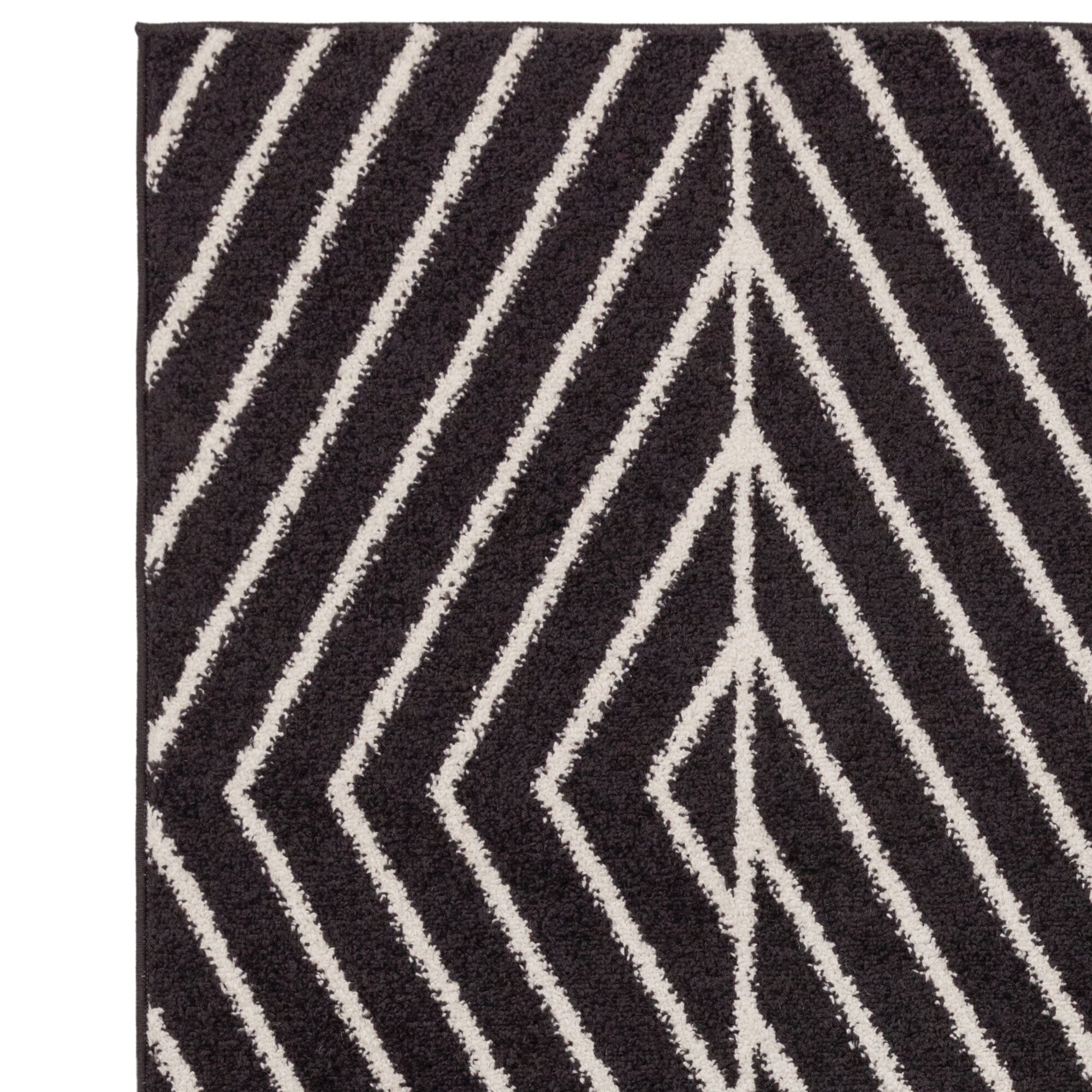 Alfombra Muse MU10 lineal negra